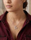 Double Halo Heart Pendant