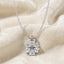 Floral Heart Diamond Pendant