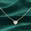 Solitaire Bezel Heart Diamond Pendant