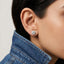Solitaire Royale Halo Stud Earrings