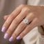 Crown Radiance Cushion Ring