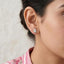 Pear Solitaire Stud Earrings