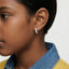 Curve Crazy Diamond Hoops