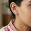 Solitaire Round Bazel Studs