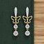 Butterfly Flutter Diamond Drop Earrings