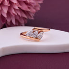 crazy three pear ring