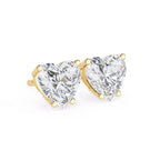 Solitaire Heart Spark Forever Studs
