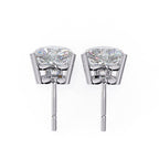Solitaire Heart Spark Forever Studs