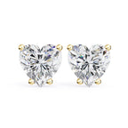 Solitaire Heart Spark Forever Studs