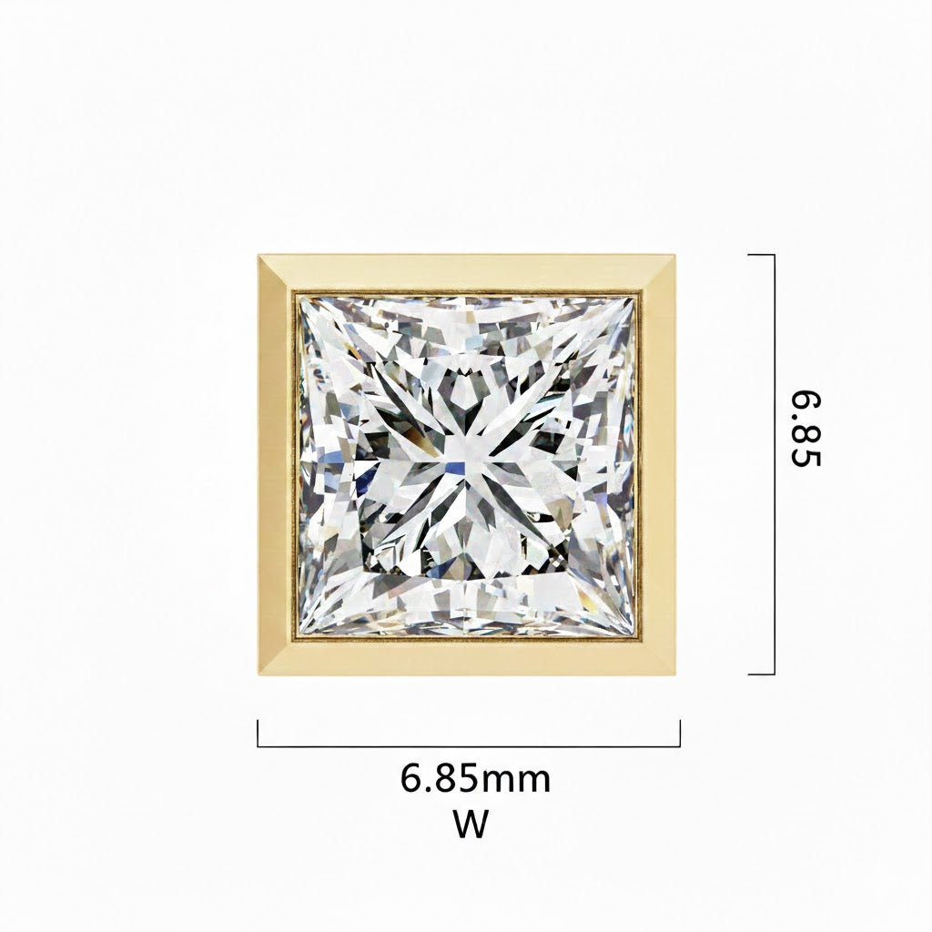 Luxe Prism Princess Studs