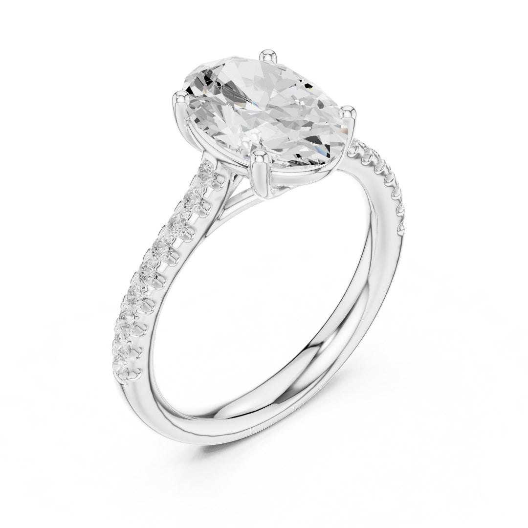 The Seraphina Ovel Solitaire Ring