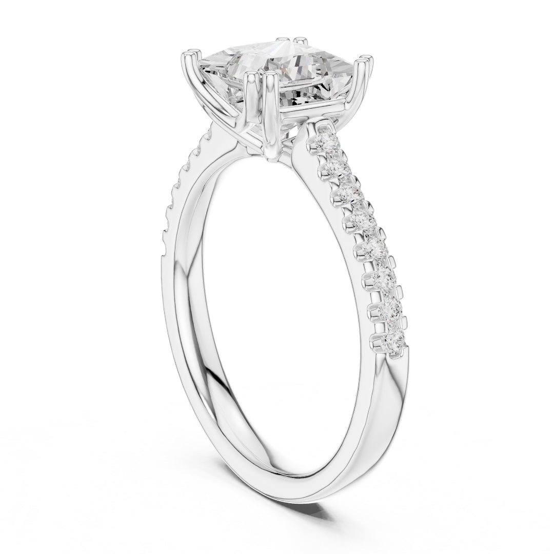 Sovereign Solitaire Sparkle Ring
