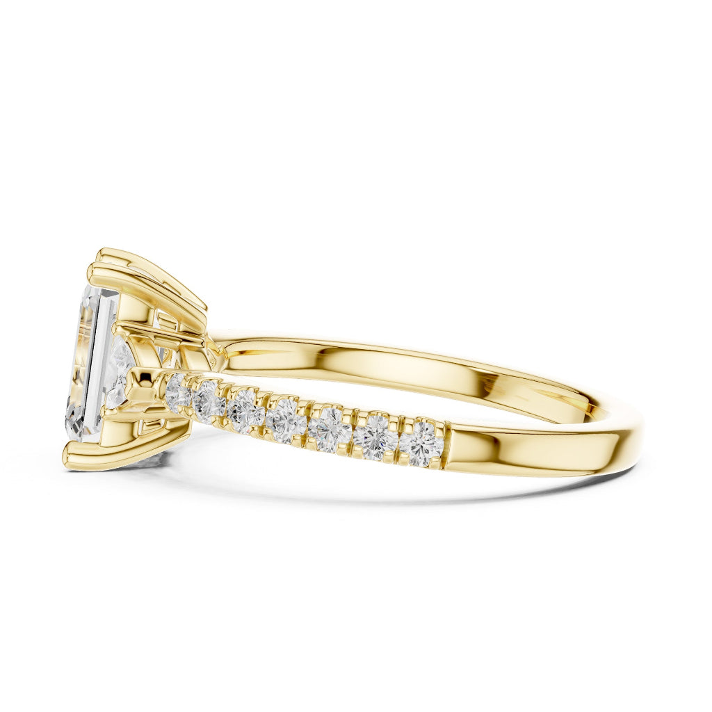 Emerald Trinity Luxe Ring