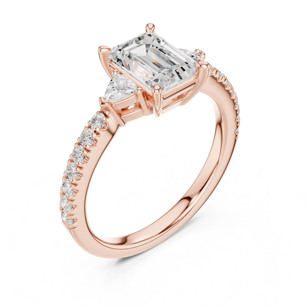 Emerald Trinity Luxe Ring