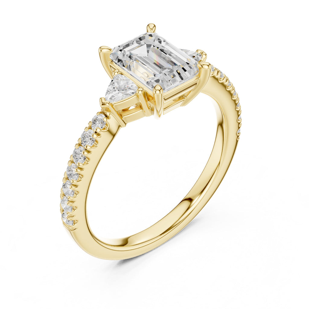 Emerald Trinity Luxe Ring