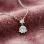 Twin Grace Diamond Pendant