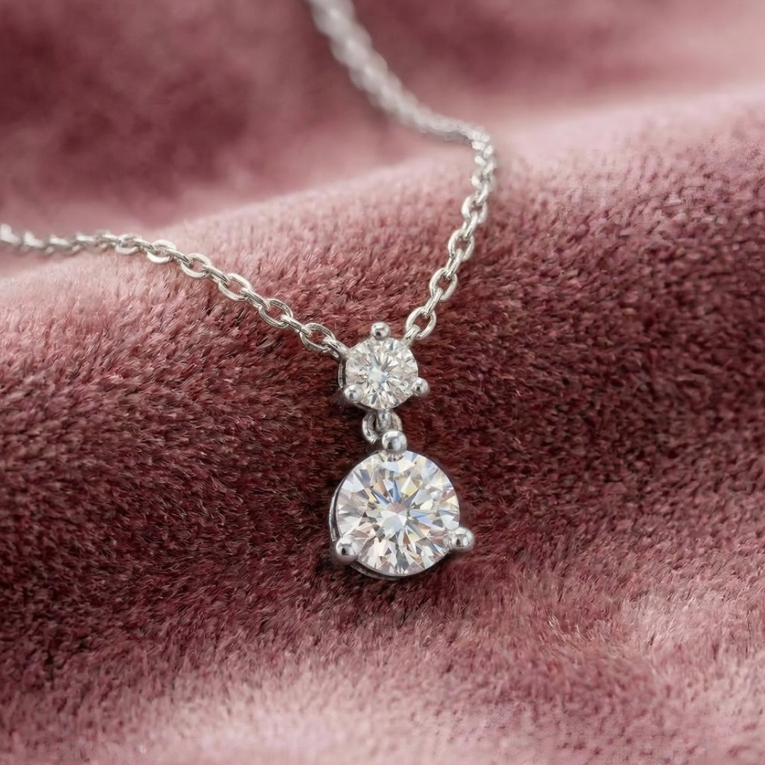 Twin Grace Diamond Pendant