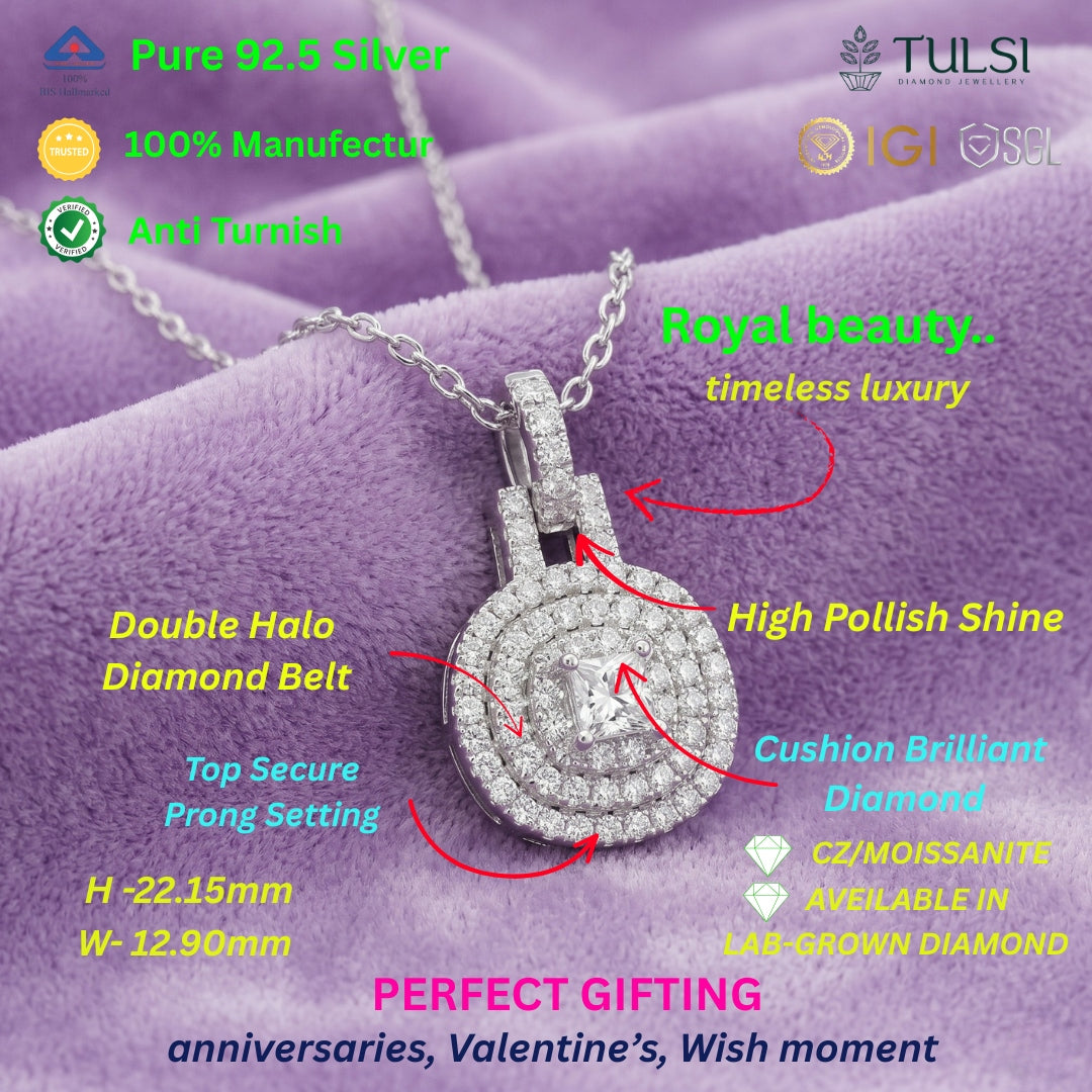 Leela Orbit Diamond Pendant