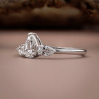 Pear Majesty Engagement Ring
