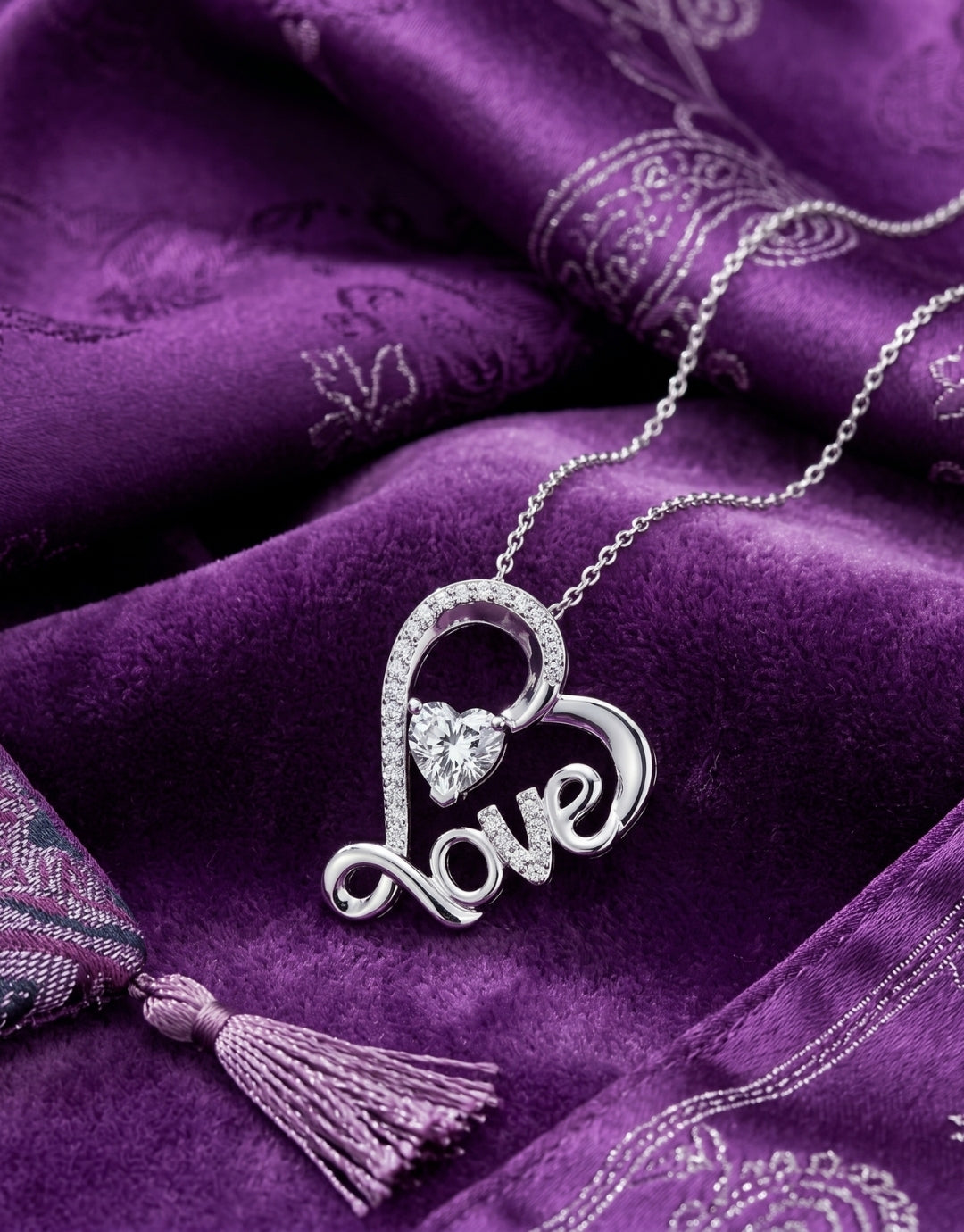 Luxe Love Script Pendant Main image