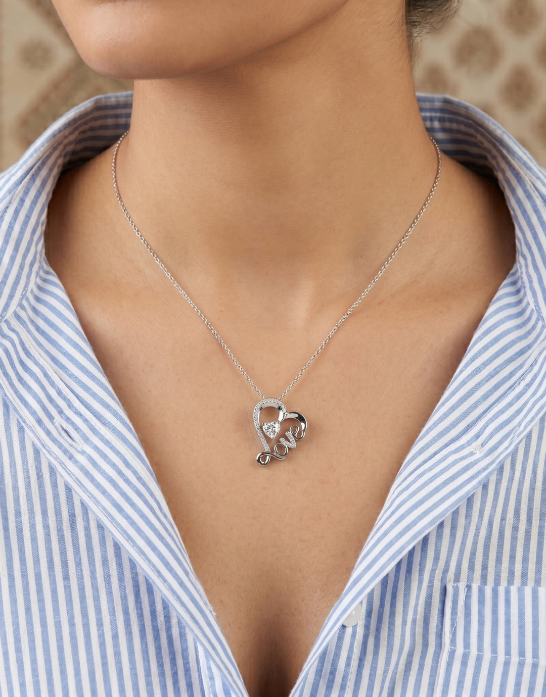 Luxe Love Script Pendant Secondary image