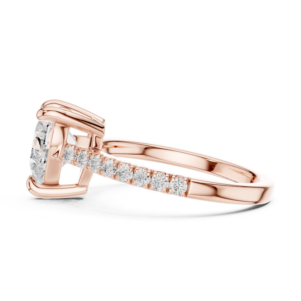 True Love Heart Solitaire Ring
