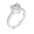 True Love Heart Solitaire Ring