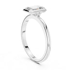 Royal Horizon Diamond Bezel Ring