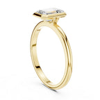 Royal Horizon Diamond Bezel Ring
