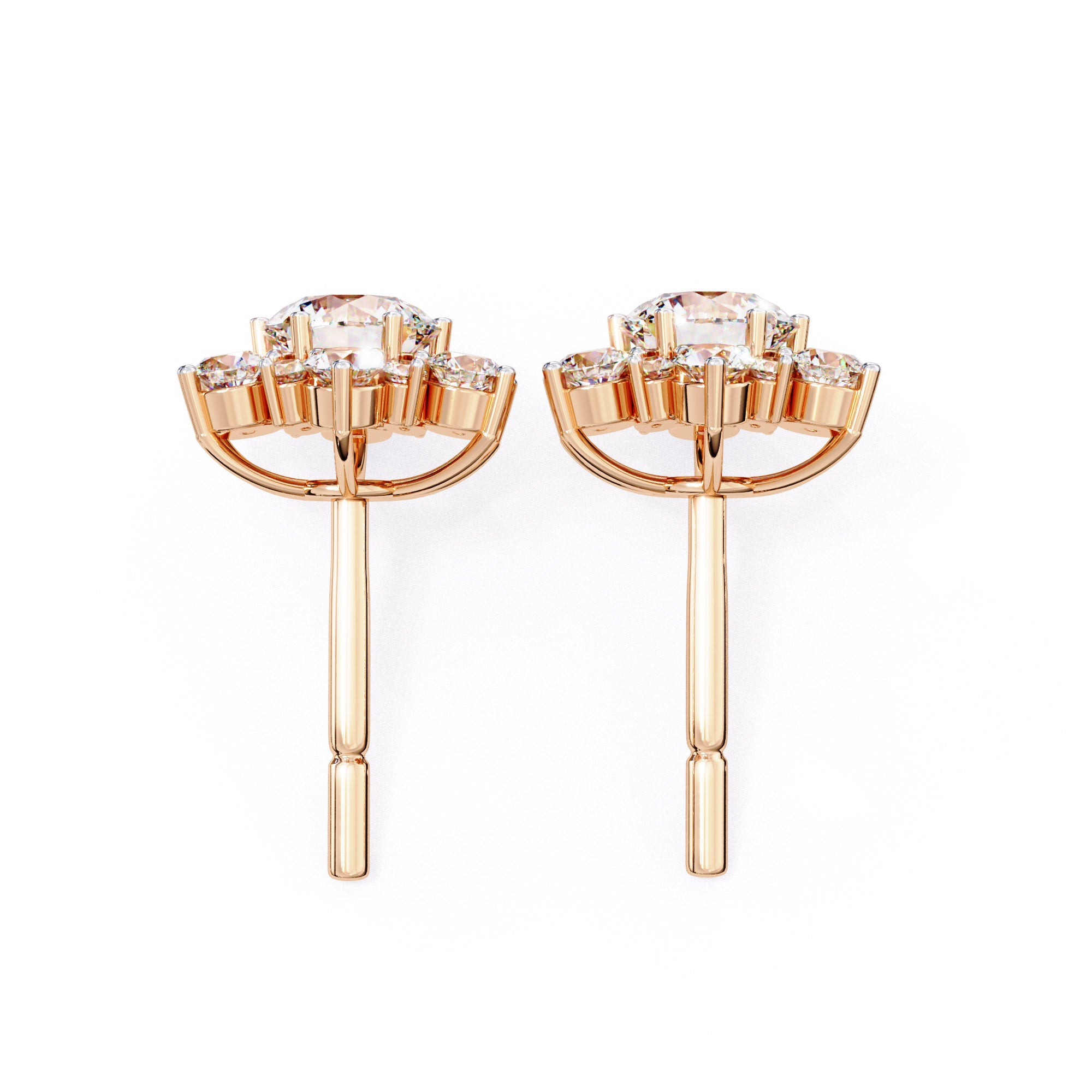 Royale Lab-Grown Diamond Stud Earrings