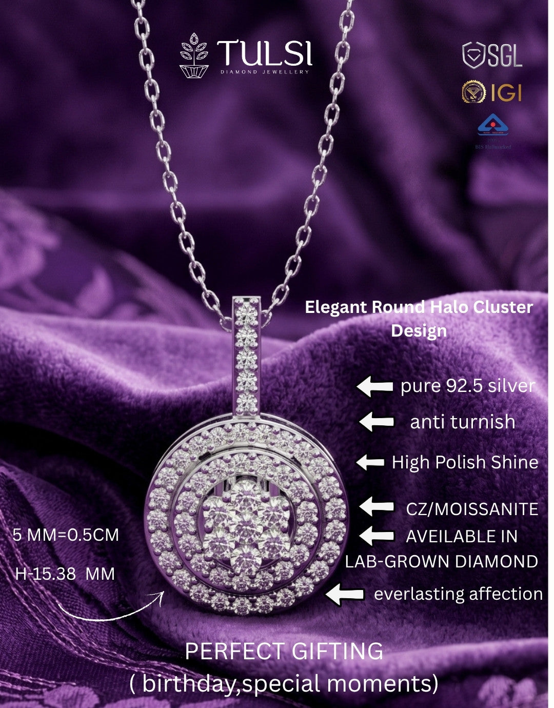 Aura Halo Spark Pendant