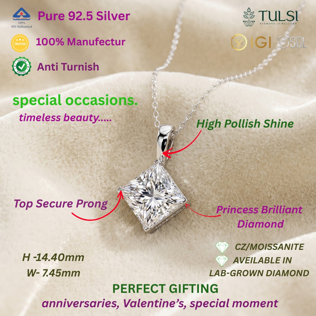Royale Brilliance Princess Pendant