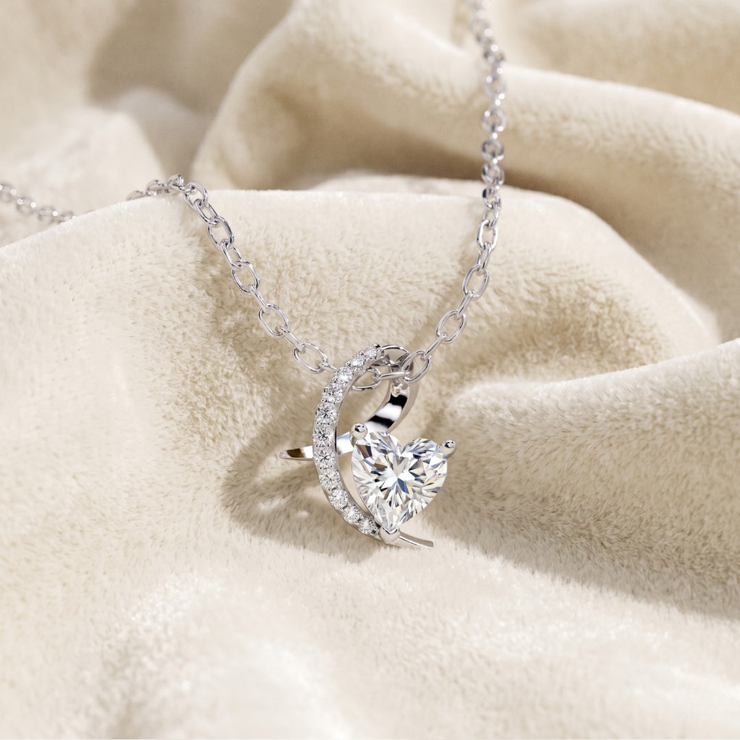 Symbol of Love Curve Pendant