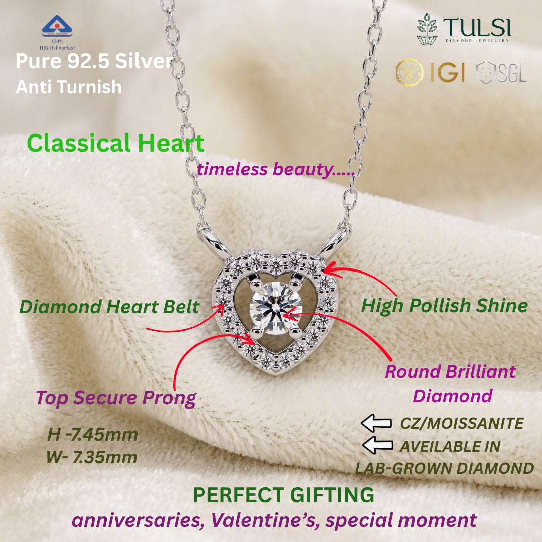 Classical Heart Shine Pedant