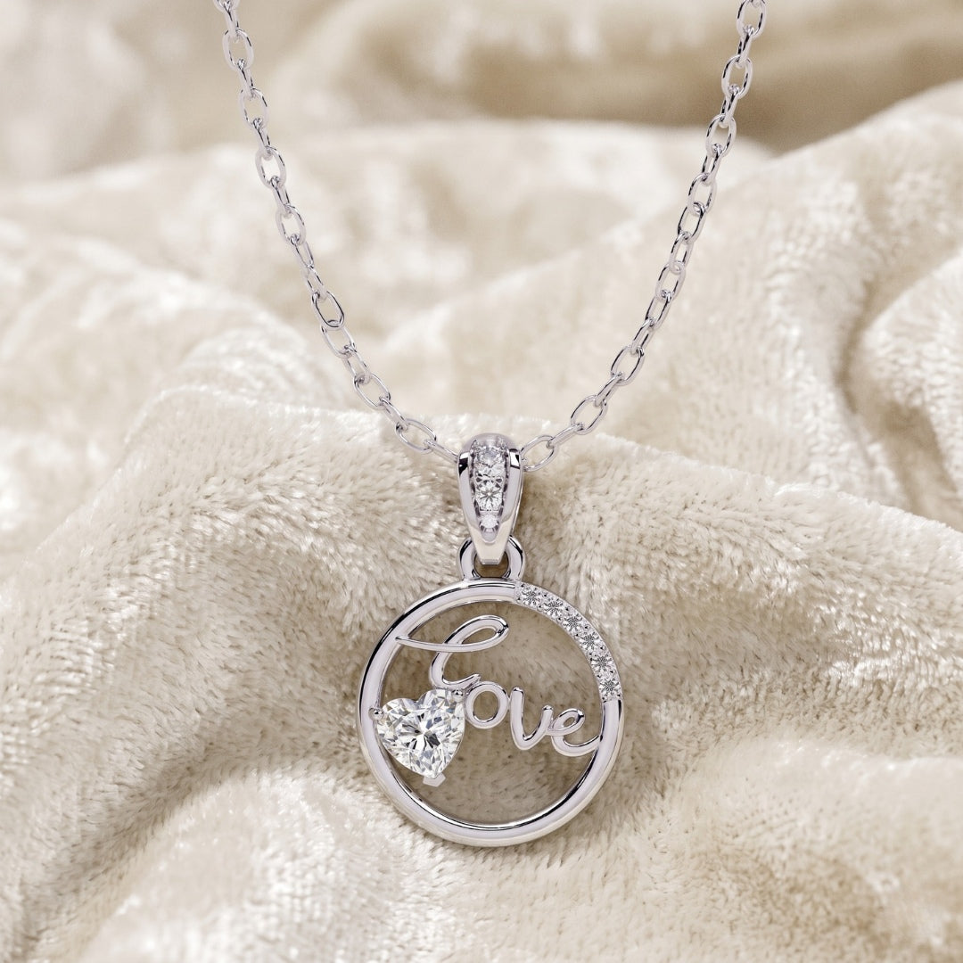 Serenity Love Diamond Pendant