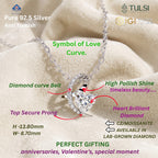 Symbol of Love Curve Pendant