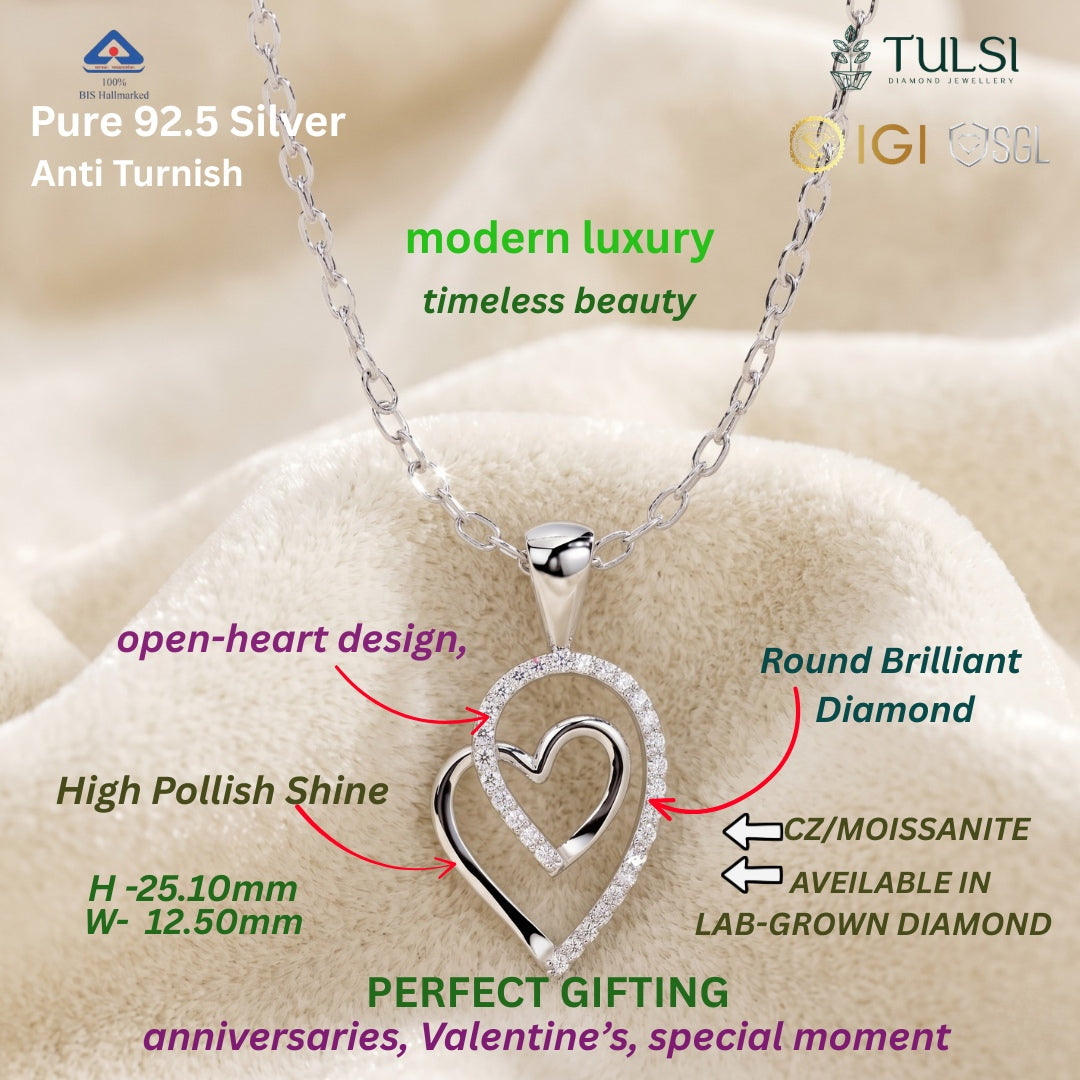 The Sovereign Lumiere Heart Pedant