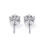 Solitaire Round Royal Star Studs✨