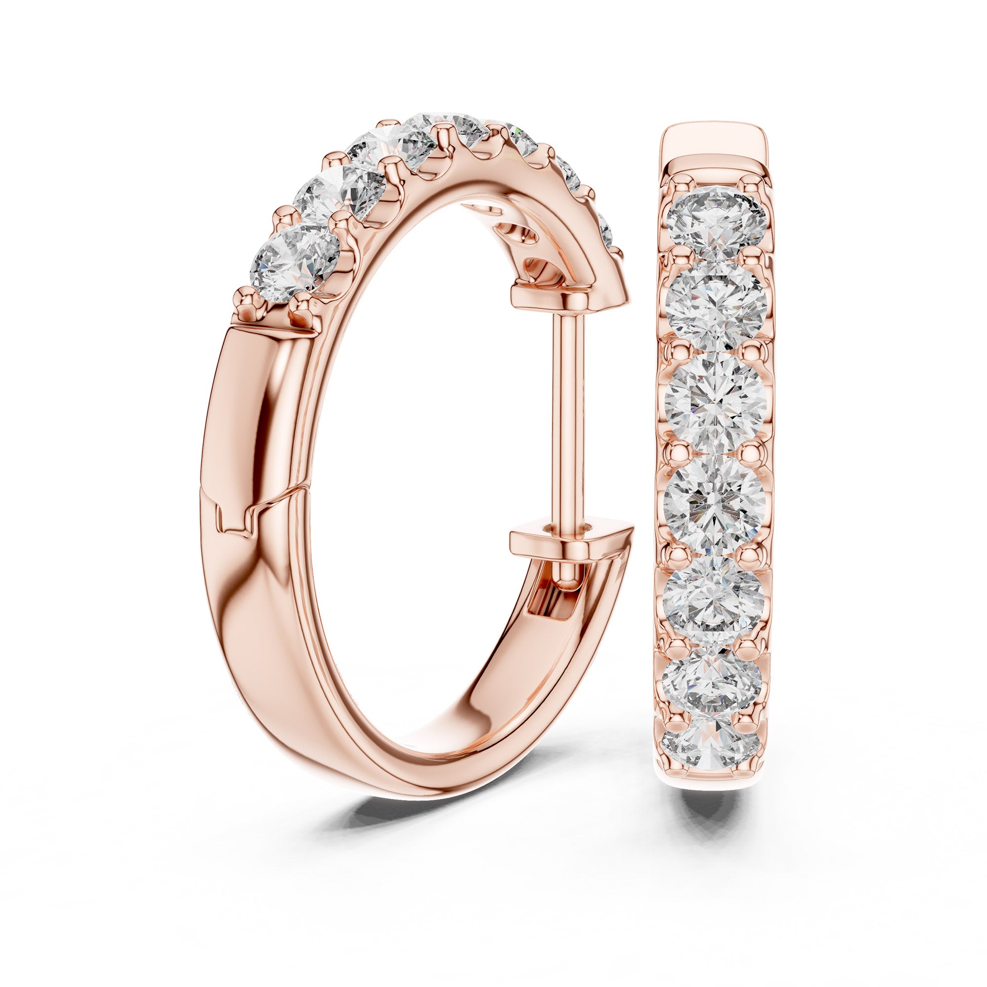 Pure Diamond Spark Hoops