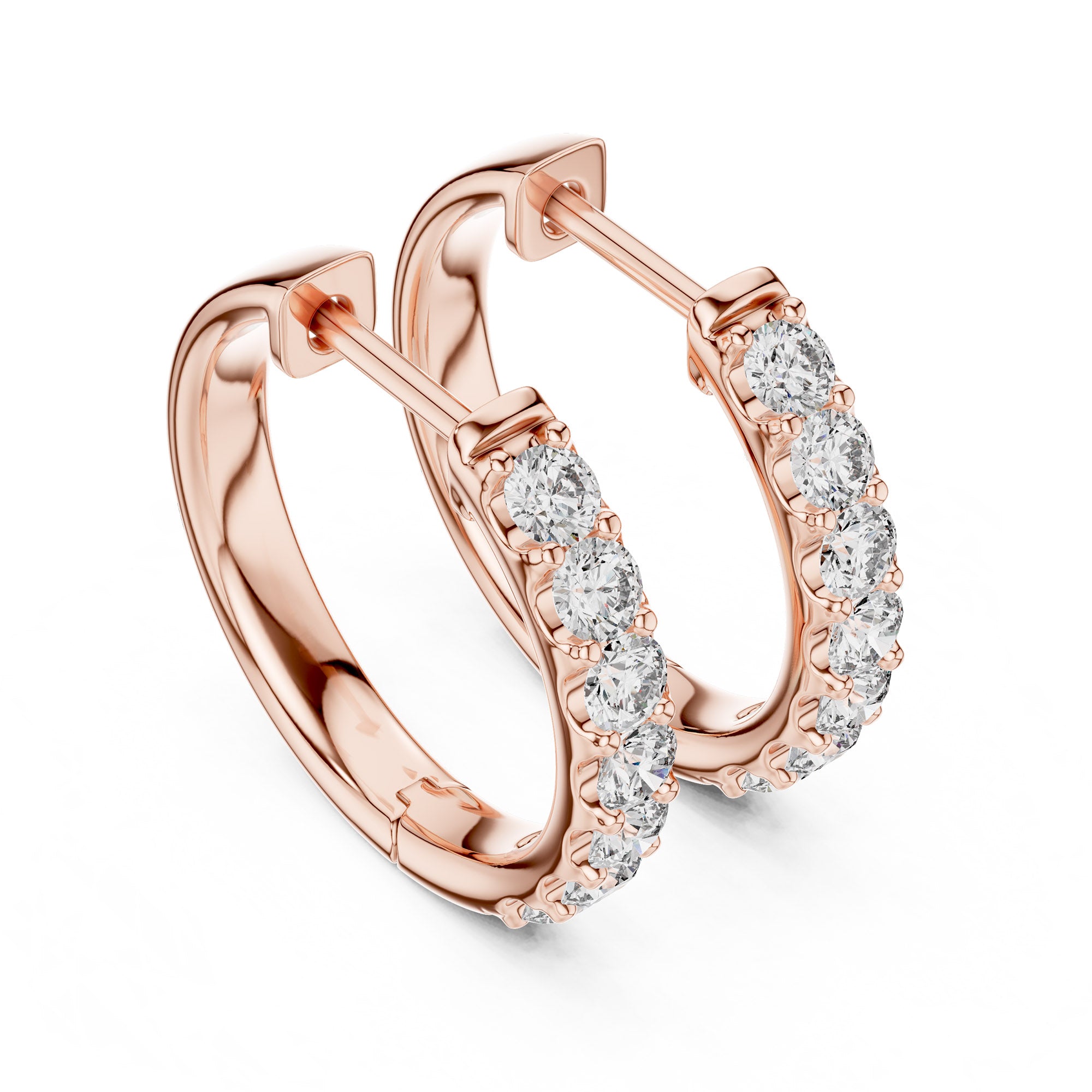Pure Diamond Spark Hoops