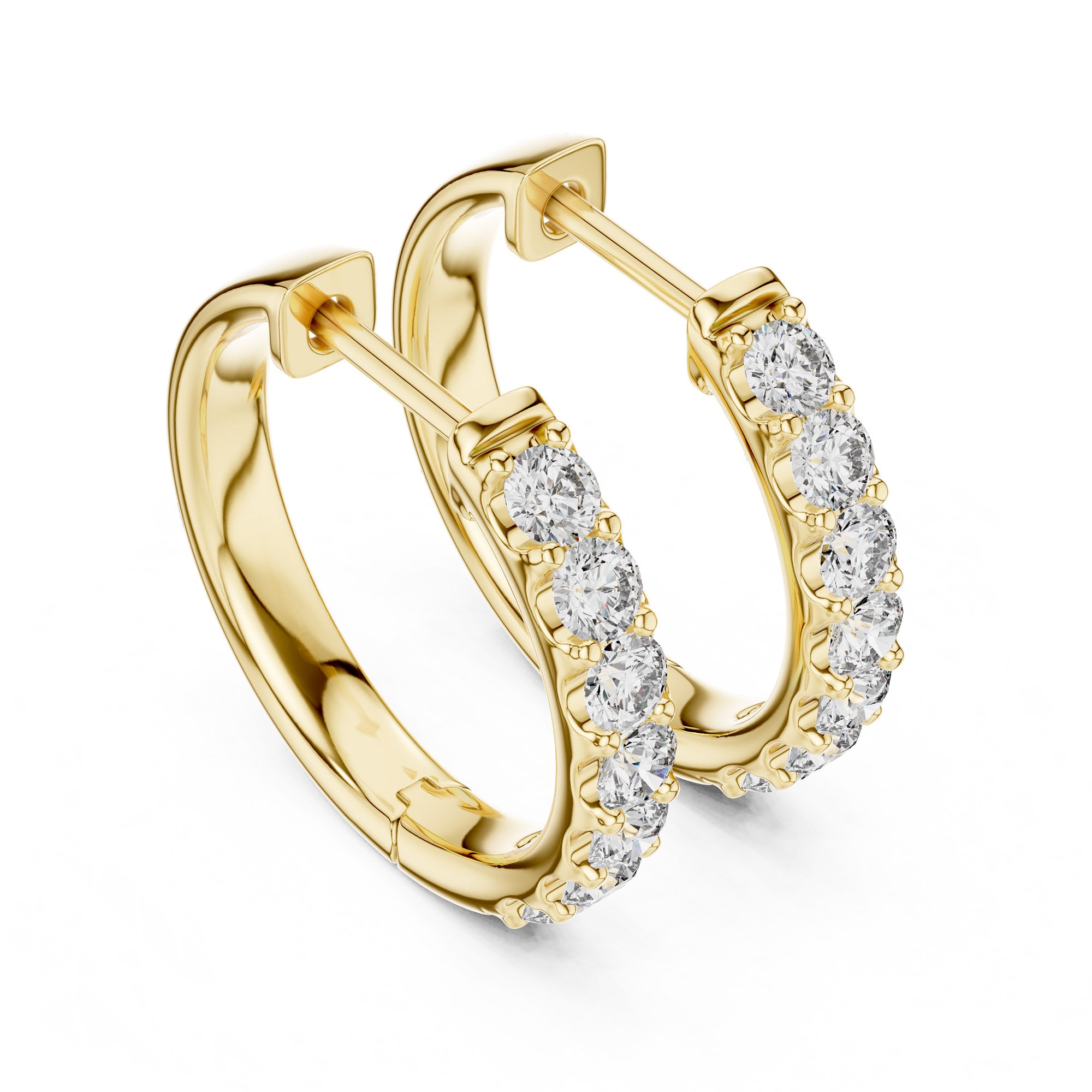 Pure Diamond Spark Hoops