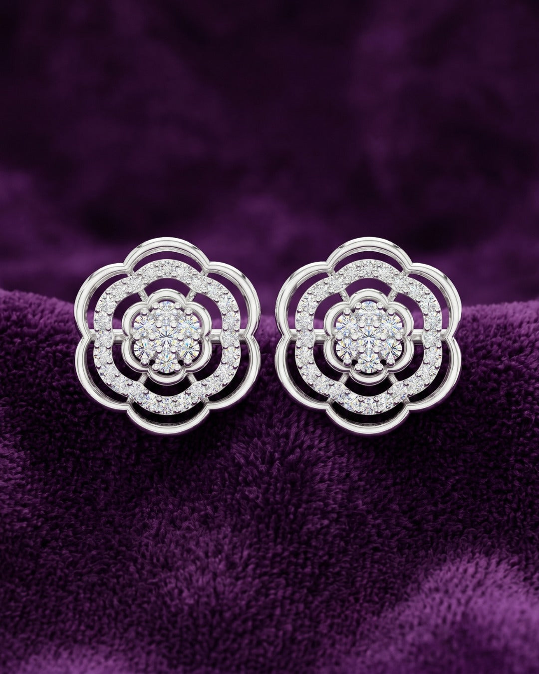 Blossom Diamond Earrings ⭐ Main image