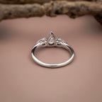 Pear Majesty Engagement Ring