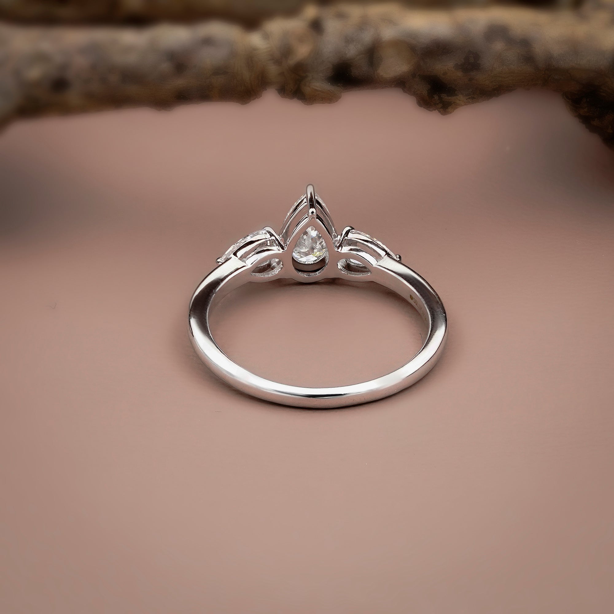 Pear Majesty Engagement Ring