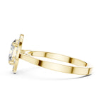 Oval Queen Royal Halo Ring