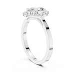 Oval Queen Royal Halo Ring