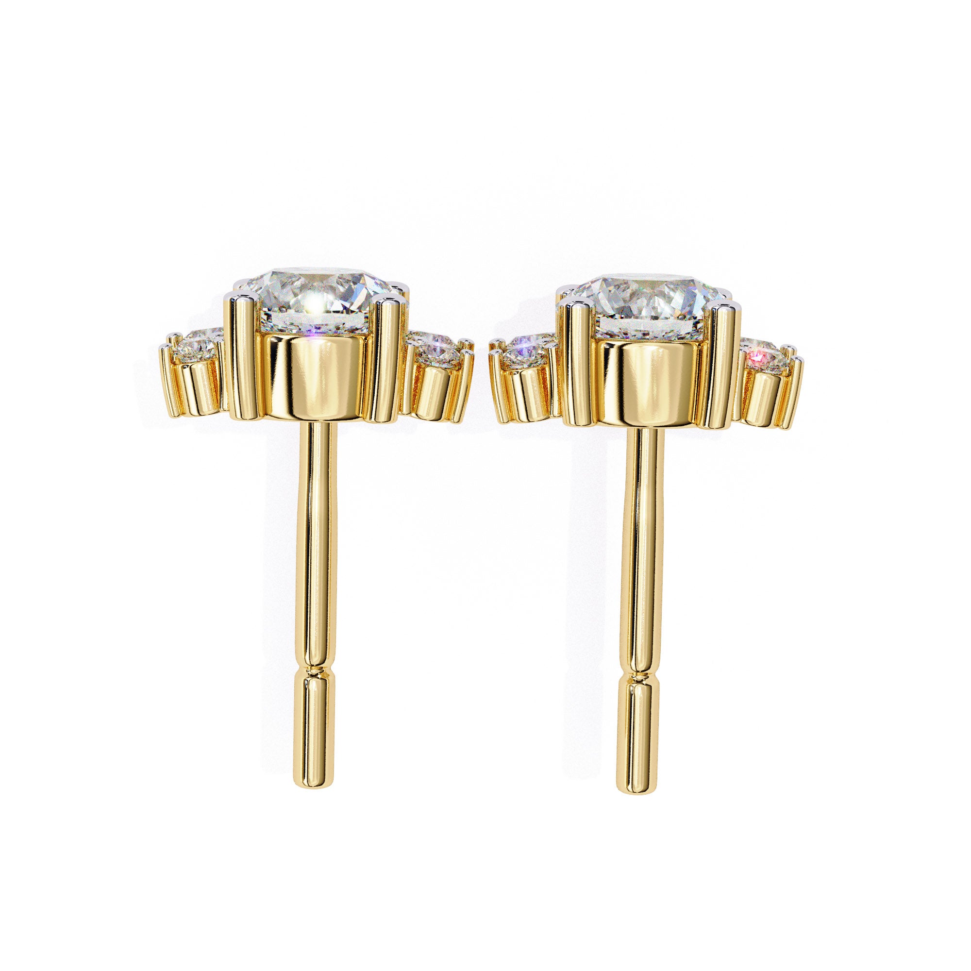 Blossom Diamond Earrings Studs