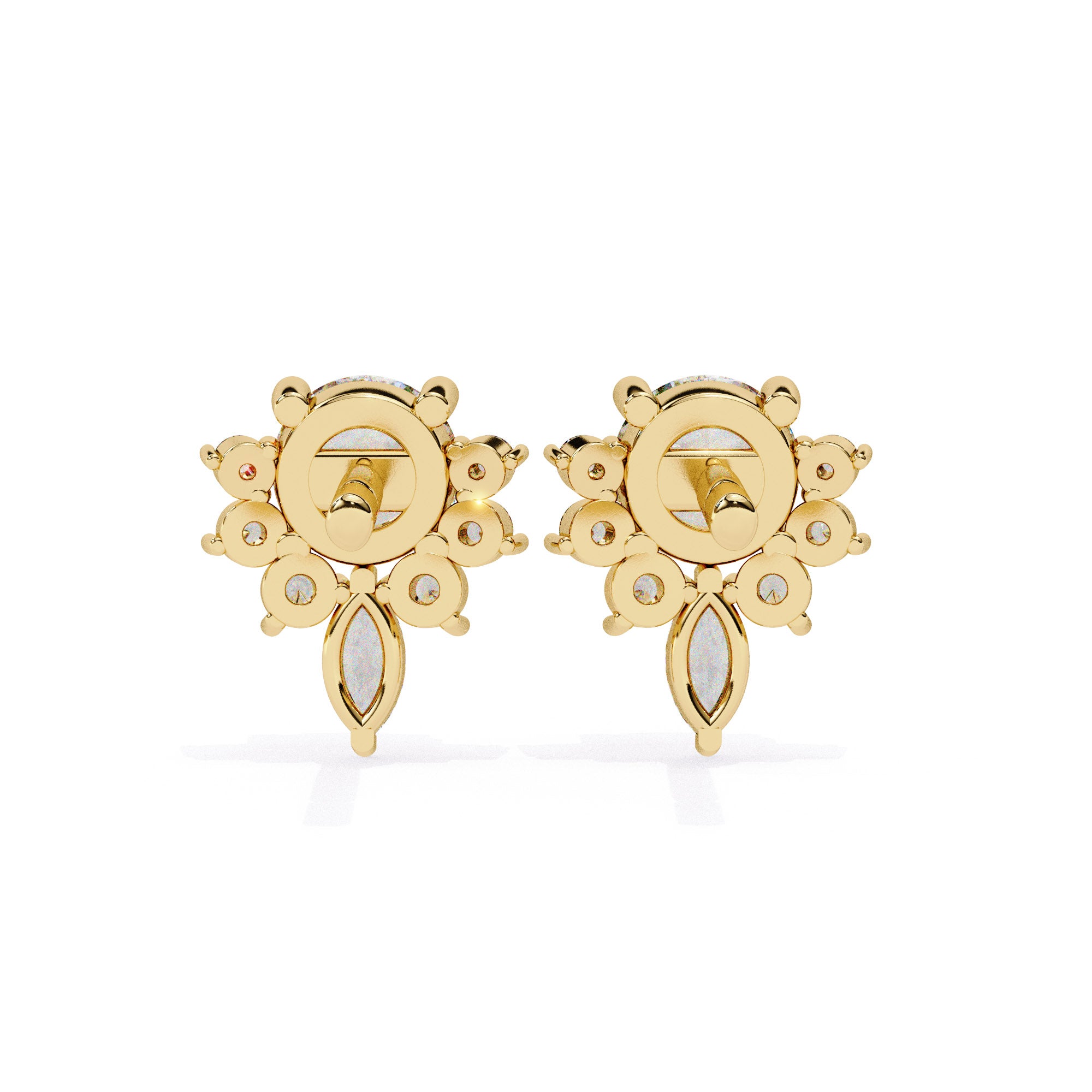 Blossom Diamond Earrings Studs