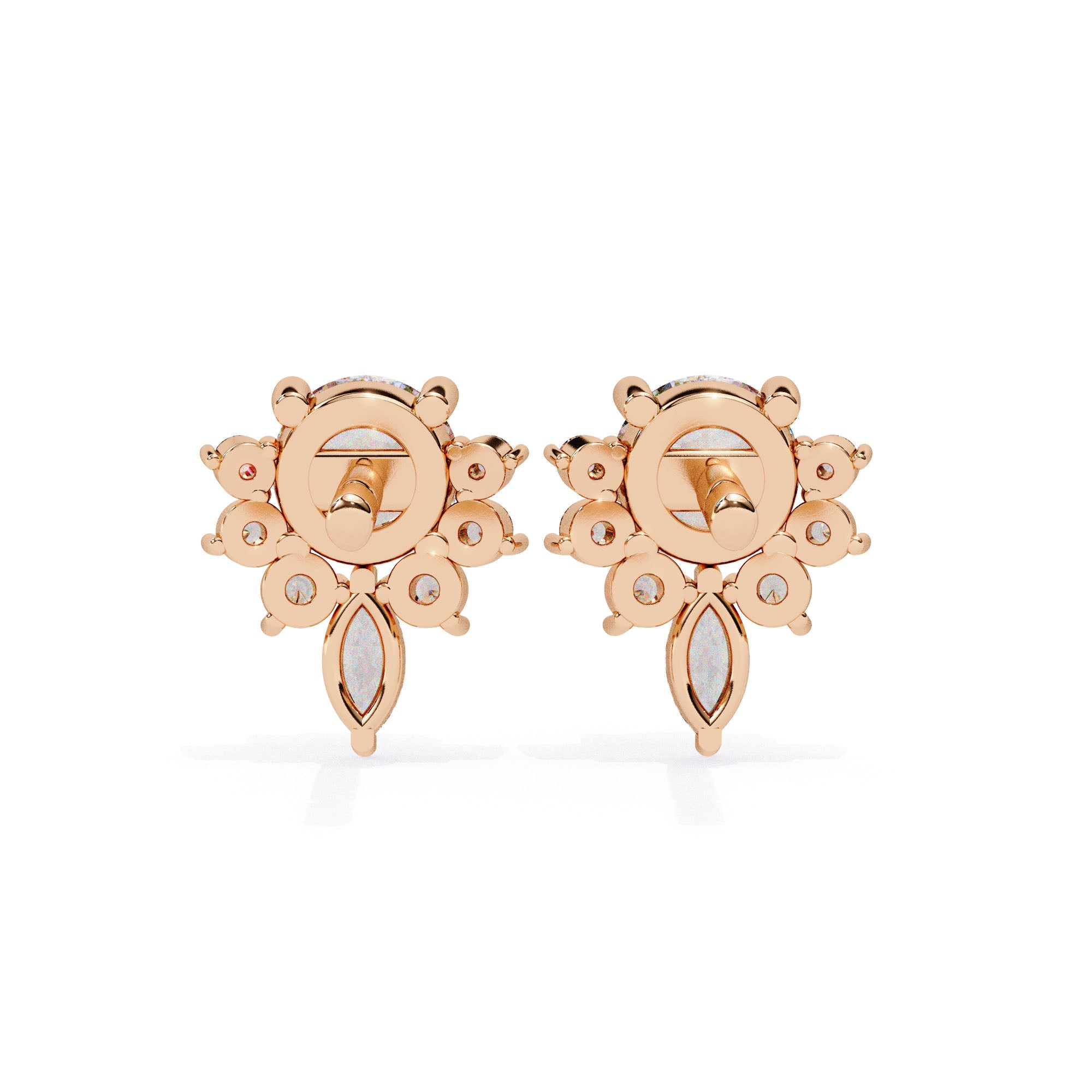 Blossom Diamond Earrings Studs