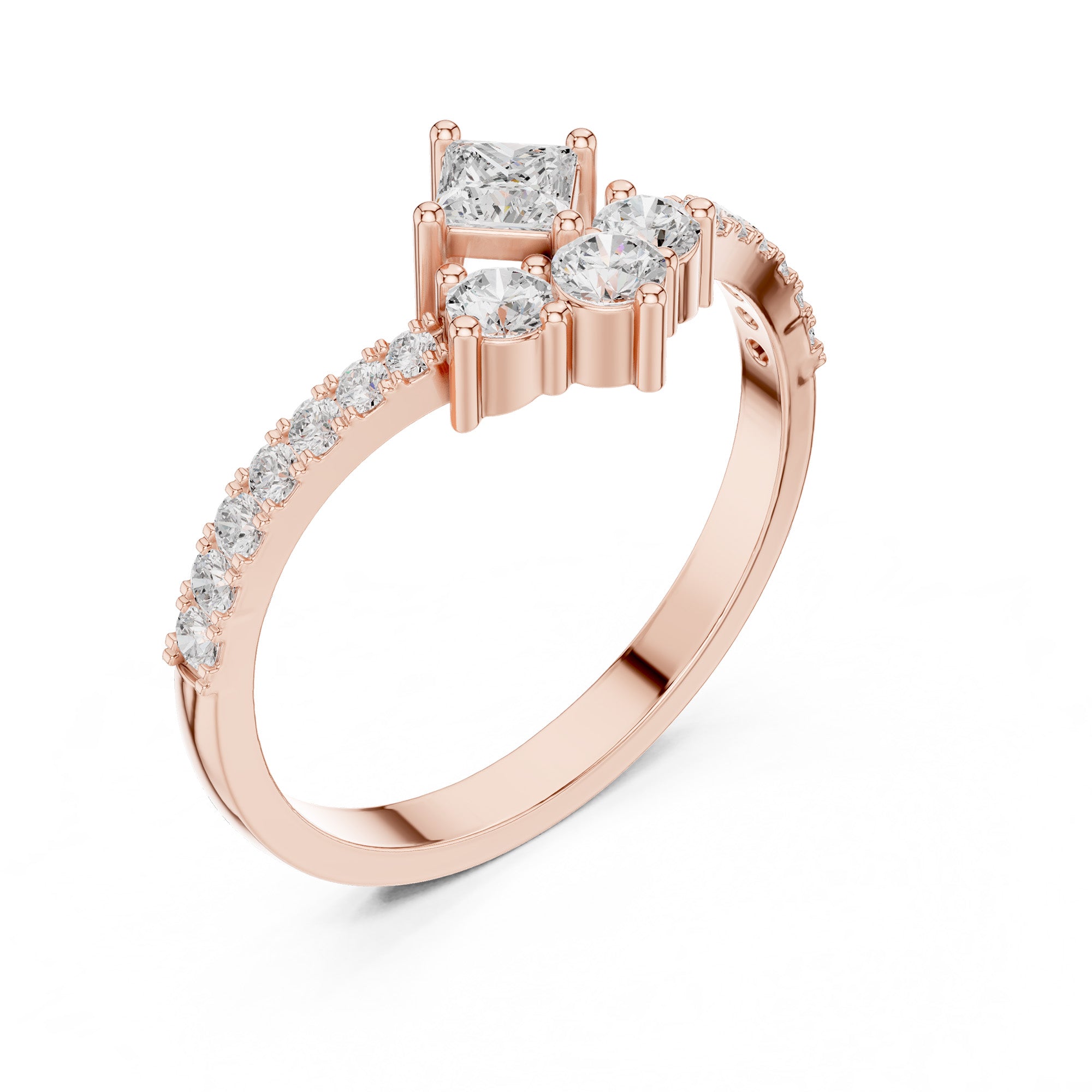 Eleeza Royal Cluster Ring